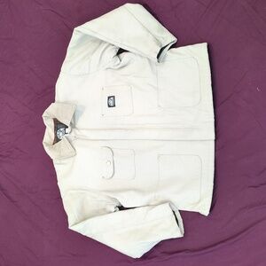 🌟🤎Polar King By Key Cream Workwear Jacket Men's 46 Regular  LIKE NEW!!!🌟🤎